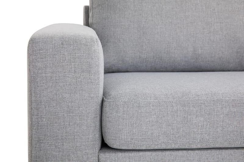 Crazy 3-sits Högervänd L-formad Schäslongsoffa i Tyg - Grå - Möbler - Soffa - Divansoffa & schäslongsoffa - 3 sits soffa med divan