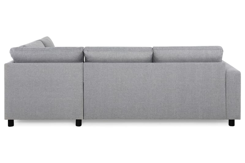 Crazy 3-sits Högervänd L-formad Schäslongsoffa i Tyg - Grå - Möbler - Soffa - Divansoffa & schäslongsoffa - 3 sits soffa med divan