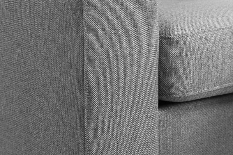 Crazy 3-sits Högervänd L-formad Schäslongsoffa i Tyg - Grå - Möbler - Soffa - Divansoffa & schäslongsoffa - 3 sits soffa med divan