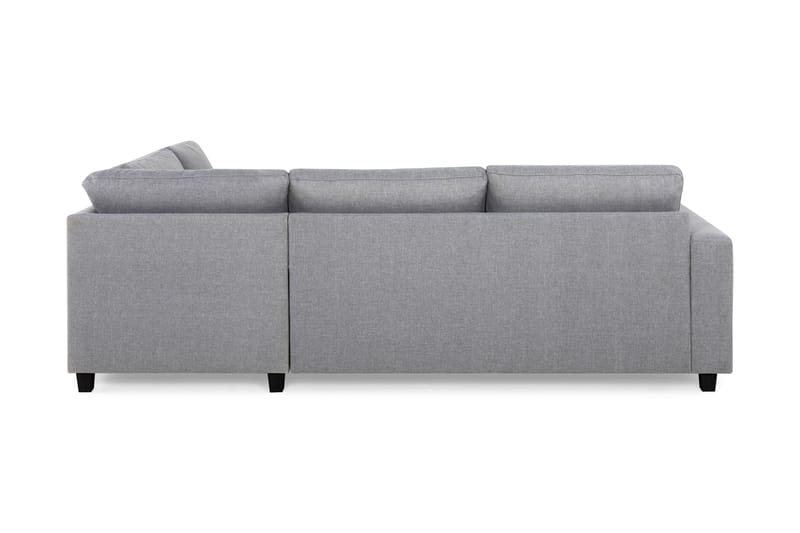 Crazy 3-sits Högervänd L-formad Schäslongsoffa i Tyg - Grå - Möbler - Soffa - Divansoffa & schäslongsoffa - 3 sits soffa med divan
