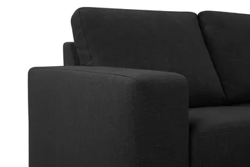 Crazy 3-sits Vändbar L-formad Divansoffa i Tyg - Antracit - Möbler - Soffa - Divansoffa & schäslongsoffa - 3 sits soffa med divan