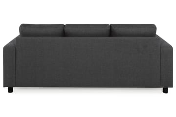 Crazy 3-sits Vändbar L-formad Divansoffa i Tyg - Antracit - Möbler - Soffa - Divansoffa & schäslongsoffa - 3 sits soffa med divan