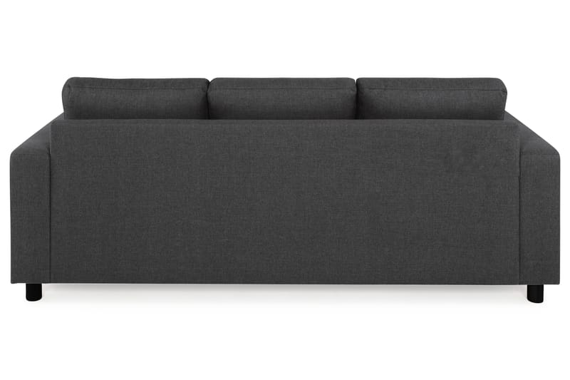 Crazy 3-sits Vändbar L-formad Divansoffa i Tyg - Antracit - Möbler - Soffa - Divansoffa & schäslongsoffa - 3 sits soffa med divan