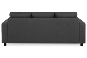 Crazy 3-sits Vändbar L-formad Divansoffa i Tyg - Antracit - Möbler - Soffa - Divansoffa & schäslongsoffa - 3 sits soffa med divan