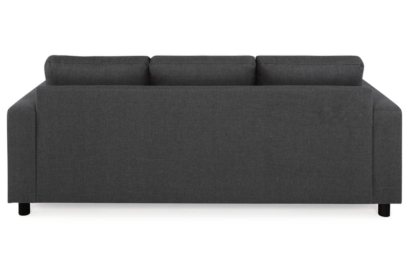Crazy 3-sits Vändbar L-formad Divansoffa i Tyg - Antracit - Möbler - Soffa - Divansoffa & schäslongsoffa - 3 sits soffa med divan