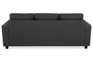 Crazy 3-sits Vändbar L-formad Divansoffa i Tyg - Antracit - Möbler - Soffa - Divansoffa & schäslongsoffa - 3 sits soffa med divan