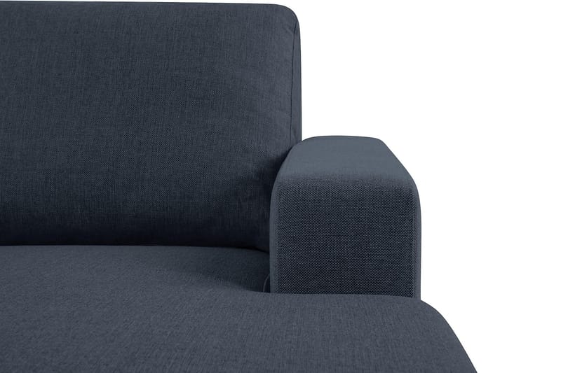 Crazy 3-sits Vändbar L-formad Divansoffa i Tyg - Blå - Möbler - Soffa - Divansoffa & schäslongsoffa - 3 sits soffa med divan