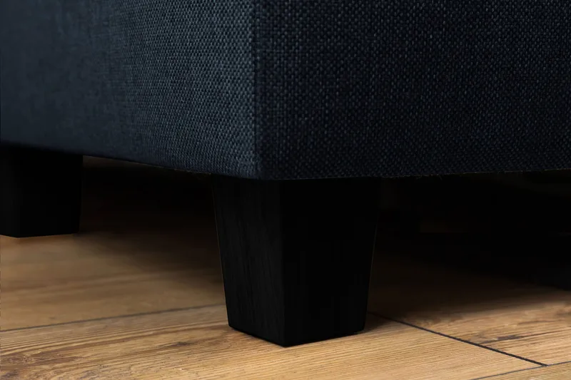 Crazy 3-sits Vändbar L-formad Divansoffa i Tyg - Blå - Möbler - Soffa - Divansoffa & schäslongsoffa - 3 sits soffa med divan