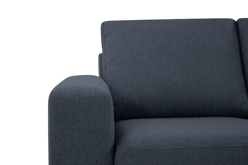 Crazy 3-sits Vändbar L-formad Divansoffa i Tyg - Blå - Möbler - Soffa - Divansoffa & schäslongsoffa - 3 sits soffa med divan