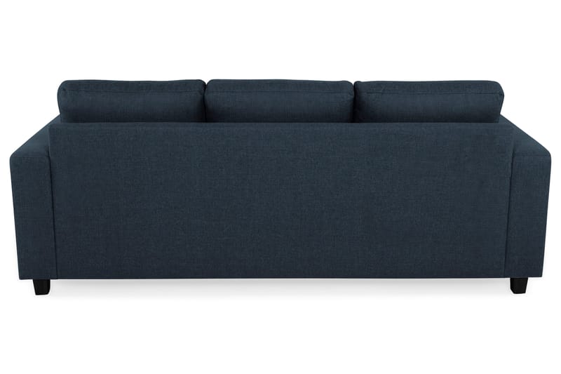 Crazy 3-sits Vändbar L-formad Divansoffa i Tyg - Blå - Möbler - Soffa - Divansoffa & schäslongsoffa - 3 sits soffa med divan