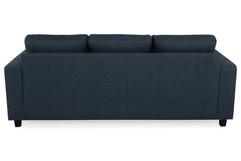 Crazy 3-sits Vändbar L-formad Divansoffa i Tyg - Blå - Möbler - Soffa - Divansoffa & schäslongsoffa - 3 sits soffa med divan