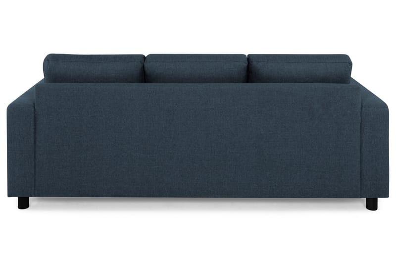 Crazy 3-sits Vändbar L-formad Divansoffa i Tyg - Blå - Möbler - Soffa - Divansoffa & schäslongsoffa - 3 sits soffa med divan