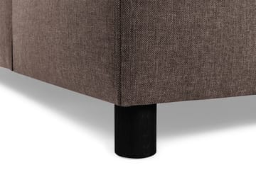 Crazy 3-sits Vändbar L-formad Divansoffa i Tyg - Brun - Möbler - Soffa - Divansoffa & schäslongsoffa - 3 sits soffa med divan