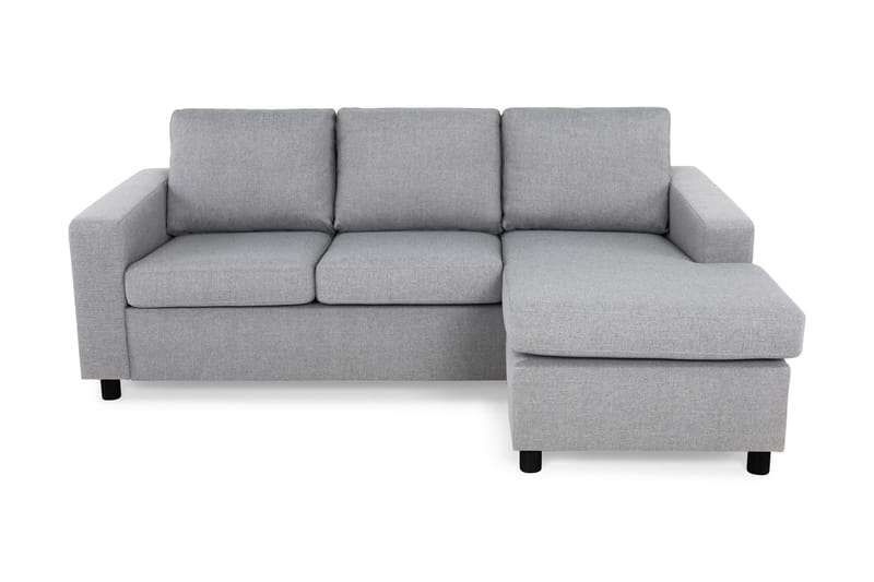 Crazy 3-sits Vändbar L-formad Divansoffa i Tyg - Grå - Möbler - Soffa - Divansoffa & schäslongsoffa - 3 sits soffa med divan