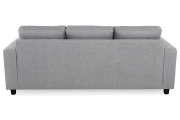 Crazy 3-sits Vändbar L-formad Divansoffa i Tyg - Grå - Möbler - Soffa - Divansoffa & schäslongsoffa - 3 sits soffa med divan