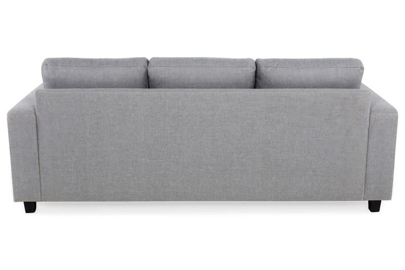 Crazy 3-sits Vändbar L-formad Divansoffa i Tyg - Grå - Möbler - Soffa - Divansoffa & schäslongsoffa - 3 sits soffa med divan
