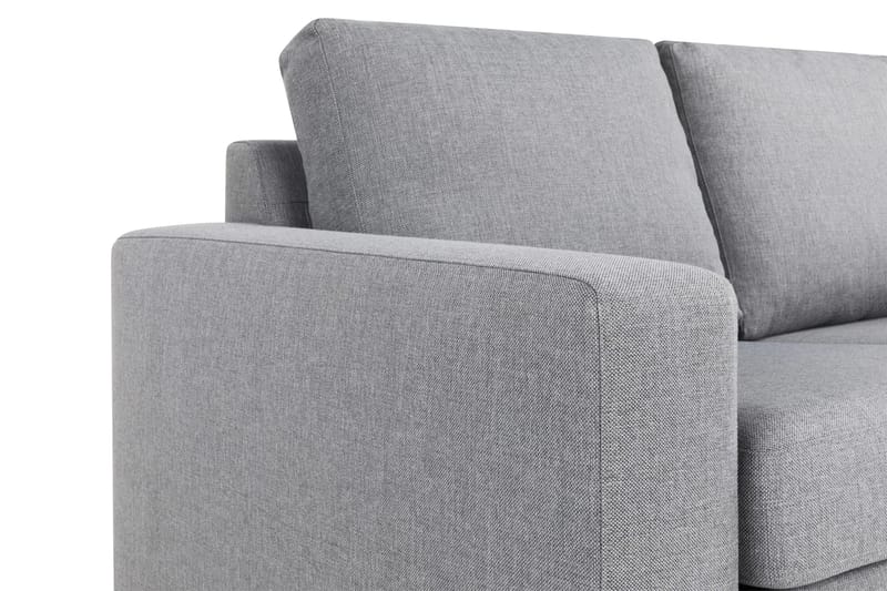 Crazy 3-sits Vändbar L-formad Divansoffa i Tyg - Grå - Möbler - Soffa - Divansoffa & schäslongsoffa - 3 sits soffa med divan