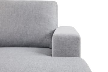 Crazy 3-sits Vändbar L-formad Divansoffa i Tyg - Grå - Möbler - Soffa - Divansoffa & schäslongsoffa - 3 sits soffa med divan