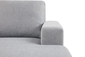 Crazy 3-sits Vändbar L-formad Divansoffa i Tyg - Grå - Möbler - Soffa - Divansoffa & schäslongsoffa - 3 sits soffa med divan