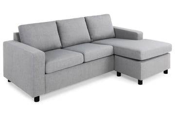Crazy 3-sits Vändbar L-formad Divansoffa i Tyg - Grå - Möbler - Soffa - Divansoffa & schäslongsoffa - 3 sits soffa med divan