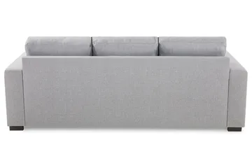 Crazy 3-sits Vändbar L-formad Divansoffa i Tyg - Grå - Möbler - Soffa - Divansoffa & schäslongsoffa - 3 sits soffa med divan