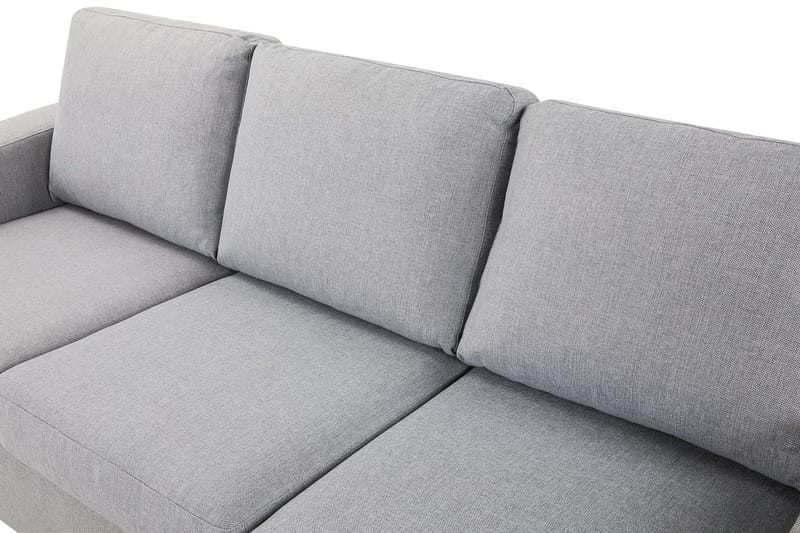 Crazy 3-sits Vändbar L-formad Divansoffa i Tyg - Grå - Möbler - Soffa - Divansoffa & schäslongsoffa - 3 sits soffa med divan