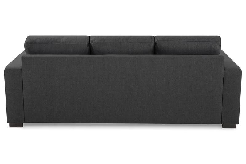 Crazy 3-sits Vändbar L-formad Divansoffa i Tyg - Mörkgrå - Möbler - Soffa - Divansoffa & schäslongsoffa - 3 sits soffa med divan