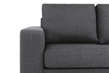 Crazy 3-sits Vändbar L-formad Divansoffa i Tyg - M örkgrå - Möbler - Soffa - Divansoffa & schäslongsoffa - 3 sits soffa med divan