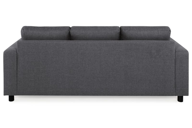 Crazy 3-sits Vändbar L-formad Divansoffa i Tyg - Mörkgrå - Möbler - Soffa - Divansoffa & schäslongsoffa - 3 sits soffa med divan
