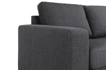 Crazy 3-sits Vändbar L-formad Divansoffa i Tyg - Mörkgrå - Möbler - Soffa - Divansoffa & schäslongsoffa - 3 sits soffa med divan