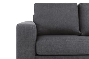 Crazy 3-sits Vändbar L-formad Divansoffa i Tyg - Mörkgrå - Möbler - Soffa - Divansoffa & schäslongsoffa - 3 sits soffa med divan