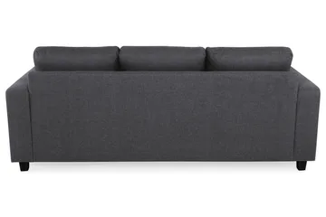 Crazy 3-sits Vändbar L-formad Divansoffa i Tyg - Mörkgrå - Möbler - Soffa - Divansoffa & schäslongsoffa - 3 sits soffa med divan
