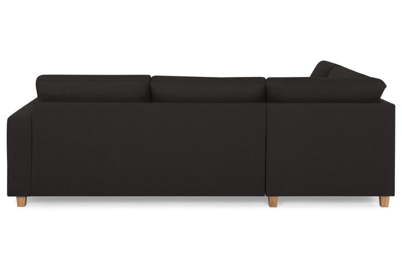 Crazy 3-sits Vänstervänd L-formad Schäslongsoffa i Tyg - Antracit - Möbler - Soffa - Divansoffa & schäslongsoffa - 3 sits soffa med divan