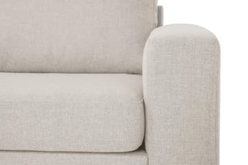 Crazy 3-sits Vänstervänd L-formad Schäslongsoffa i Tyg - Beige - Möbler - Soffa - Divansoffa & schäslongsoffa - 3 sits soffa med divan