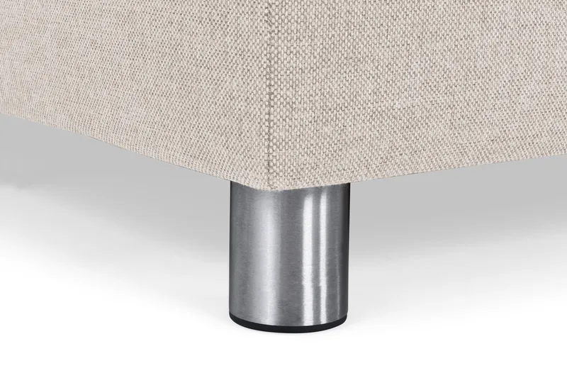 Crazy 3-sits Vänstervänd L-formad Schäslongsoffa i Tyg - Beige - Möbler - Soffa - Divansoffa & schäslongsoffa - 3 sits soffa med divan