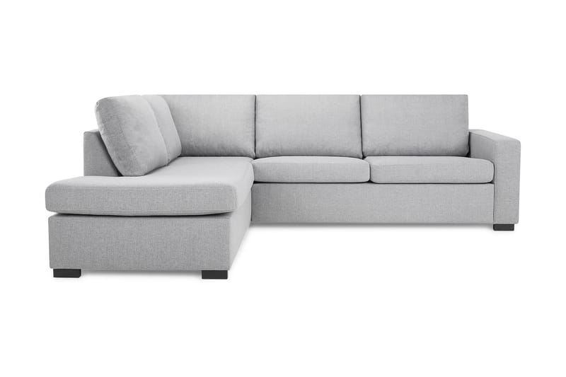 Crazy 3-sits Vänstervänd L-formad Schäslongsoffa i Tyg - Grå - Möbler - Soffa - Divansoffa & schäslongsoffa - 3 sits soffa med divan