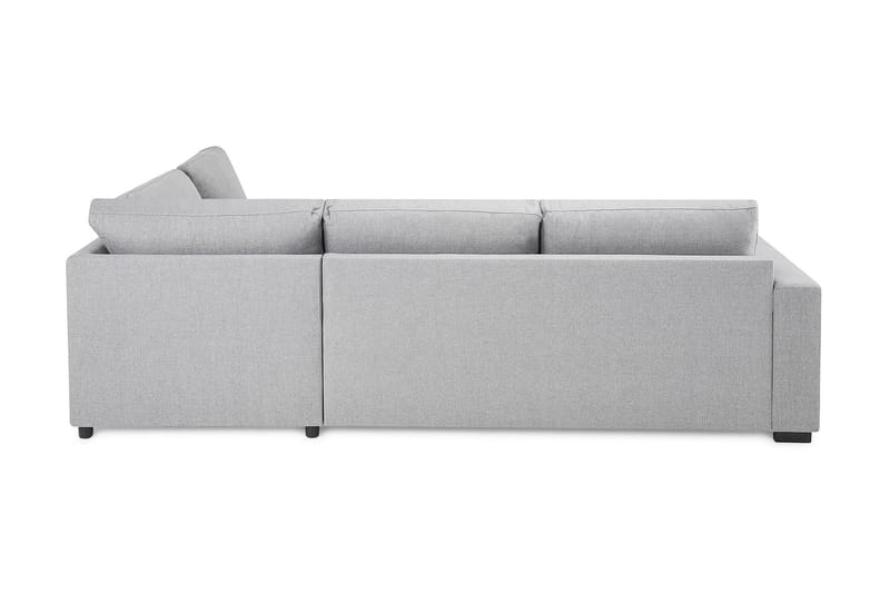 Crazy 3-sits Vänstervänd L-formad Schäslongsoffa i Tyg - Grå - Möbler - Soffa - Divansoffa & schäslongsoffa - 3 sits soffa med divan