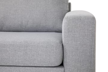 Crazy 3-sits Vänstervänd L-formad Schäslongsoffa i Tyg - Grå - Möbler - Soffa - Divansoffa & schäslongsoffa - 3 sits soffa med divan