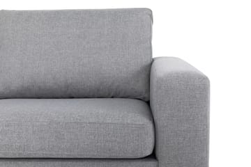 Crazy 3-sits Vänstervänd L-formad Schäslongsoffa i Tyg - Grå - Möbler - Soffa - Divansoffa & schäslongsoffa - 3 sits soffa med divan