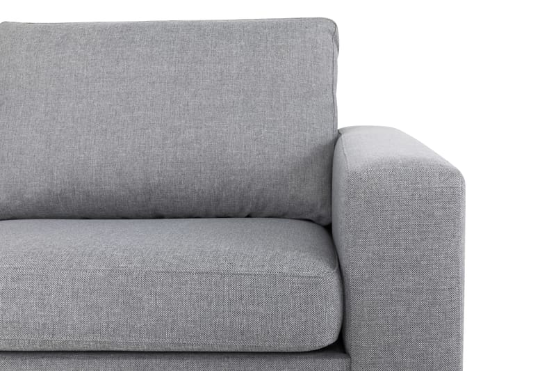 Crazy 3-sits Vänstervänd L-formad Schäslongsoffa i Tyg - Grå - Möbler - Soffa - Divansoffa & schäslongsoffa - 3 sits soffa med divan