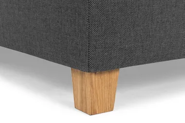 Crazy 3-sits Vänstervänd L-formad Schäslongsoffa i Tyg - Mörkgrå - Möbler - Soffa - Divansoffa & schäslongsoffa - 3 sits soffa med divan