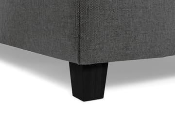 Crazy 3-sits Vänstervänd L-formad Schäslongsoffa i Tyg - Mörkgrå - Möbler - Soffa - Divansoffa & schäslongsoffa - 3 sits soffa med divan