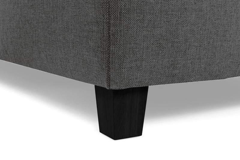 Crazy 3-sits Vänstervänd L-formad Schäslongsoffa i Tyg - Mörkgrå - Möbler - Soffa - Divansoffa & schäslongsoffa - 3 sits soffa med divan