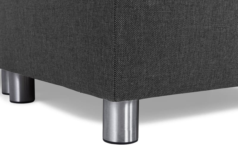 Crazy 4-sits Högervänd L-formad Schäslongsoffa i Tyg - Antracit - Möbler - Soffa - Divansoffa & schäslongsoffa - 3 sits soffa med divan