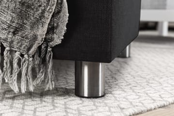 Crazy 4-sits Högervänd L-formad Schäslongsoffa i Tyg - Antracit - Möbler - Soffa - Divansoffa & schäslongsoffa - 3 sits soffa med divan