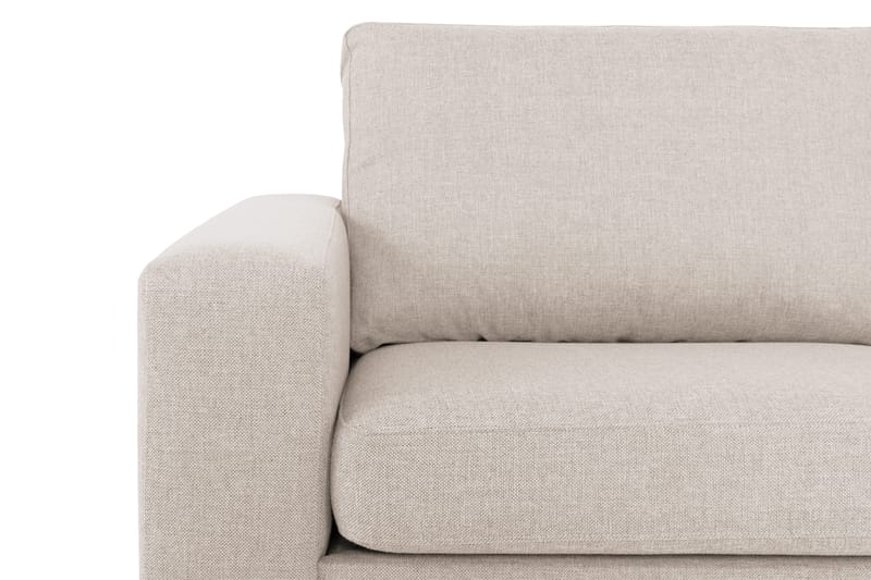 Crazy 4-sits Högervänd L-formad Schäslongsoffa i Tyg - Beige - Möbler - Soffa - Divansoffa & schäslongsoffa - 3 sits soffa med divan