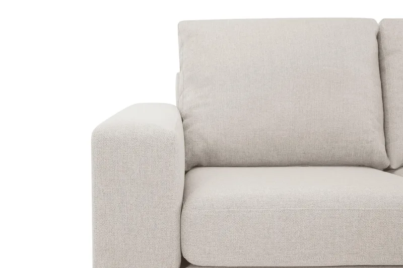 Crazy 4-sits Högervänd L-formad Schäslongsoffa i Tyg - Beige - Möbler - Soffa - Divansoffa & schäslongsoffa - 3 sits soffa med divan