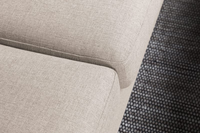 Crazy 4-sits Högervänd L-formad Schäslongsoffa i Tyg - Beige - Möbler - Soffa - Divansoffa & schäslongsoffa - 3 sits soffa med divan