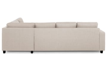 Crazy 4-sits Högervänd L-formad Schäslongsoffa i Tyg - Beige - Möbler - Soffa - Divansoffa & schäslongsoffa - 3 sits soffa med divan