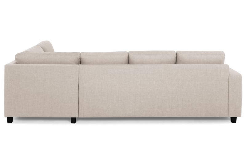 Crazy 4-sits Högervänd L-formad Schäslongsoffa i Tyg - Beige - Möbler - Soffa - Divansoffa & schäslongsoffa - 3 sits soffa med divan